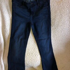 Liverpool Los Angeles Eco Denim Women's Straight Leg Jeans in Deep Indigo